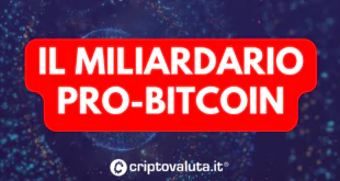 Miliardario pro Bitcoin