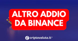 BINANCE ADDIO