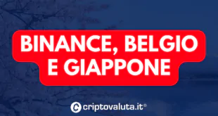 BINANCE GIAPPONE BELGIO