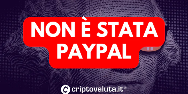 PayPal no Transazione Bitcoin