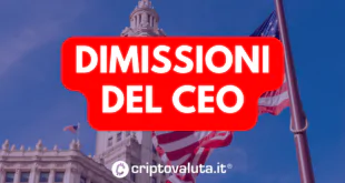 DIMISSIONI CEO