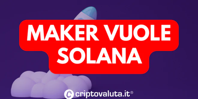 Maker guarda a solana