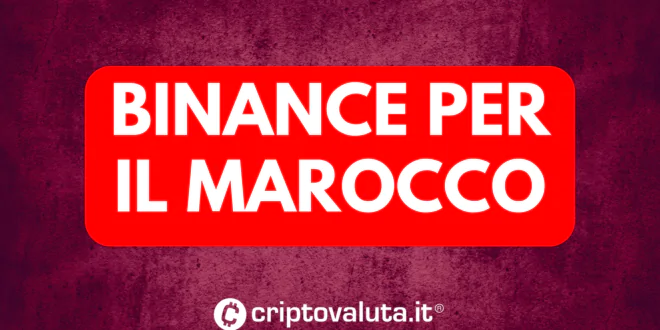 Binance marocco cosa