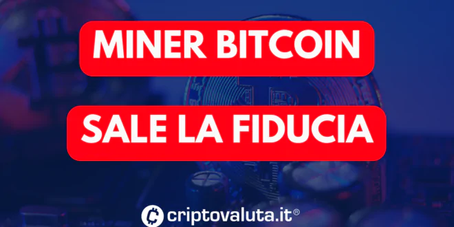 Miner Bitcoin sale fiducia