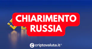 Chiarimento russia Binance