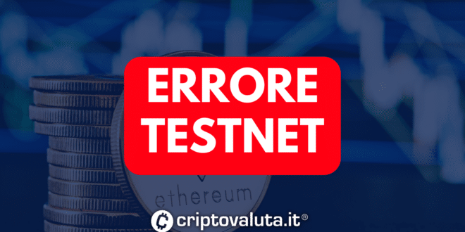 Testnet errore Ethereum