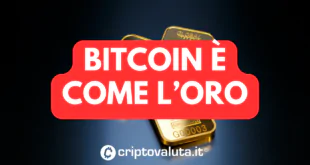 Bitcoin come oro