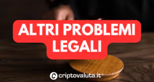 Ancora problemi legali