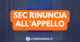 SEC RINUNCIA APPELLO