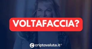 Voltafaccia Bitcoin