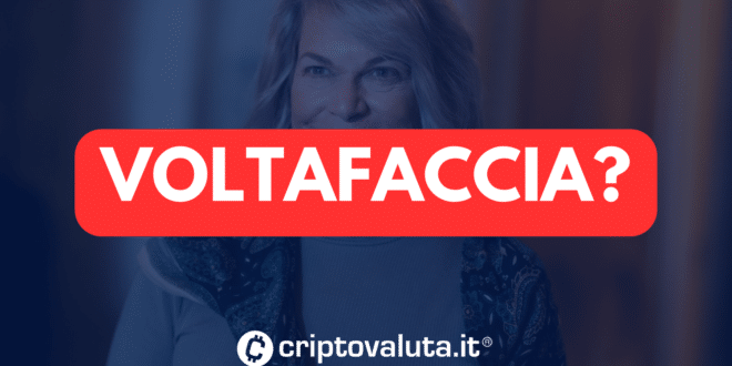 Voltafaccia Bitcoin