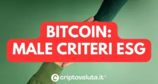 Bitcoin criteri ESG