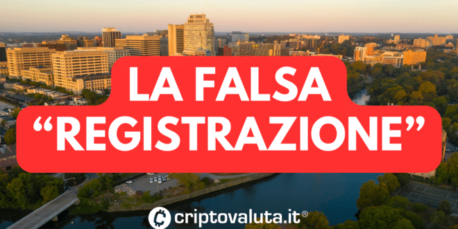 FALSA REGISTRAZIONE