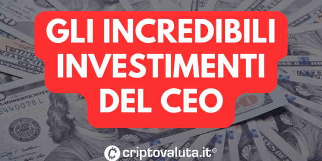 INVESTIMENTI CEO