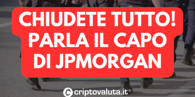 CHIUDERE TUTTO CRYPTO