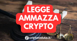 LEGGE AMMAZZA CRYPTO