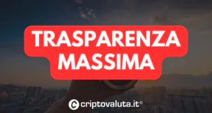 TRASPARENZA MASSIMA