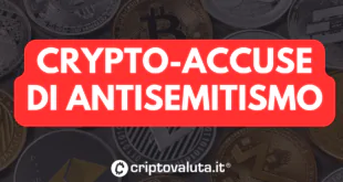 CRYPTO ACCUSE ANTI-SEMITISMO