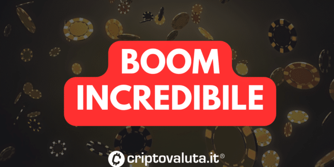 INCREDIBILE BOOM CRYPTO