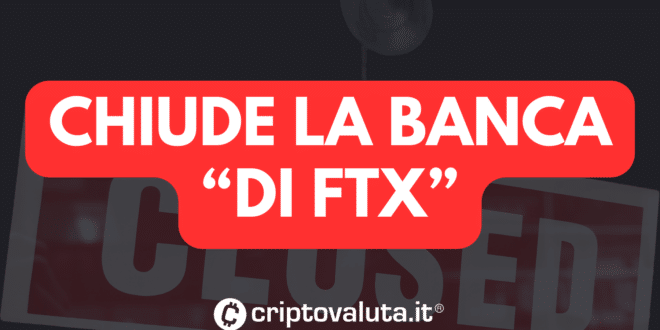 CHIUDE BANCA FTX