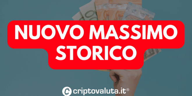 NUOVO MASSIMO STORICO EURO