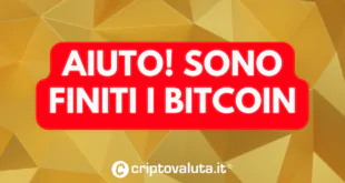 Bitcoin finiti dati