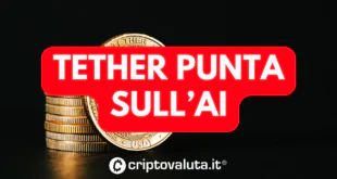 TETHER PUNTA SU AI