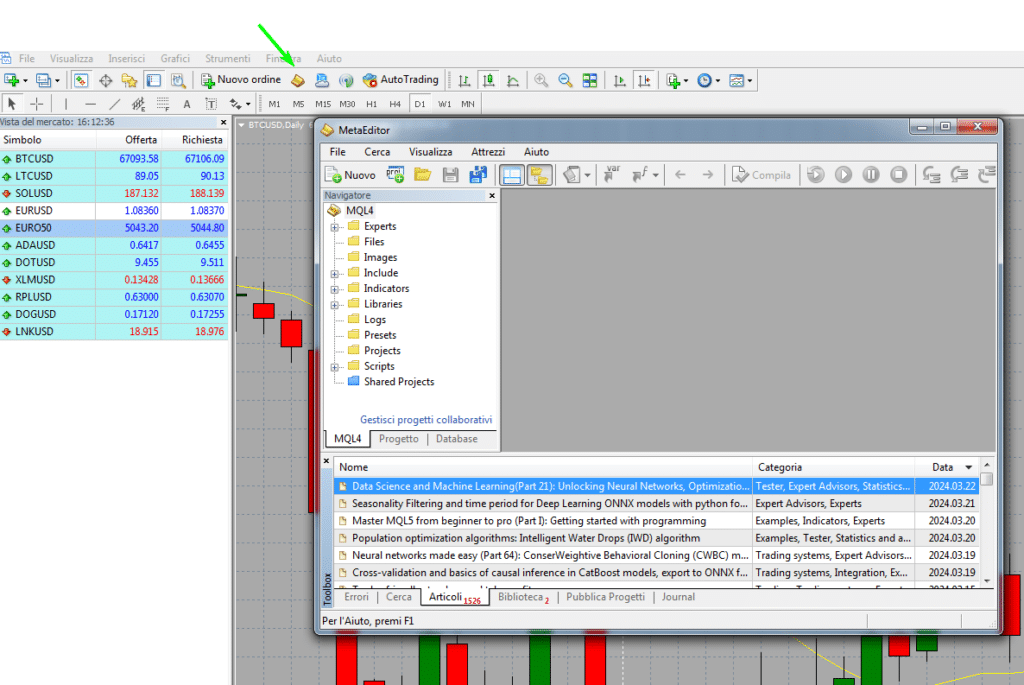 MT4 - MetaEditor