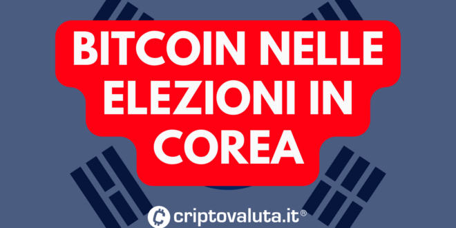 BITCOIN ELEZIONI COREA