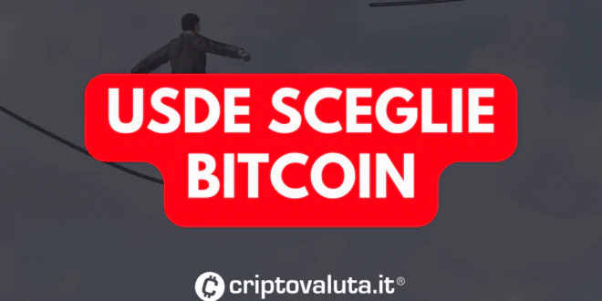 USDE SCEGLIE BITCOIN