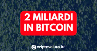 2 miliardi bitcoin