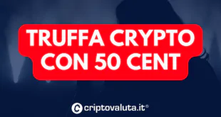 Truffa crypto 50 cent