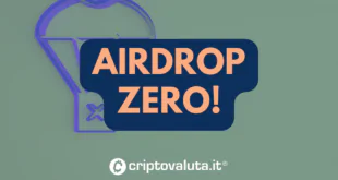 partecipare airdrop zero