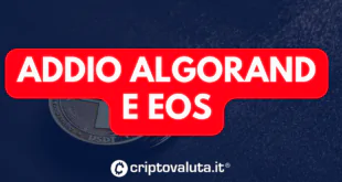 ALGORAND EOS ADDIO