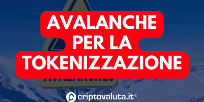 AVALANCHE TOKENIZZAZIONE