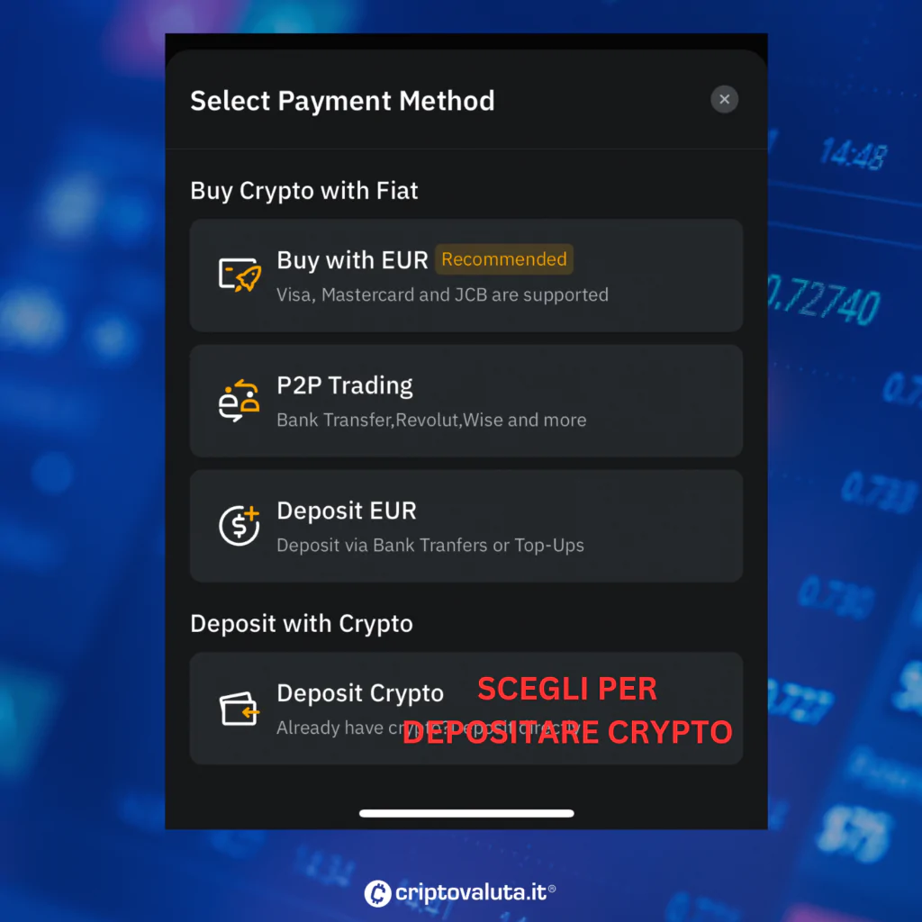 deposito crypto