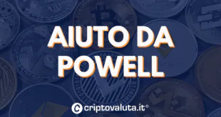 Powell aiuta bitcoin crypto