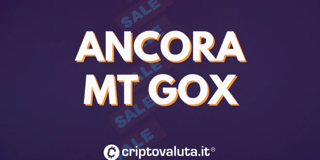 MT GOX VENDITA BITCOIN