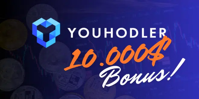 Youhodler nuovo bonus 10.000$