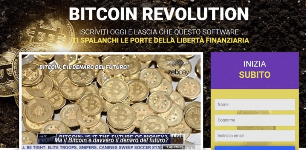 Bitcoin Revolution Vecchia Truffa