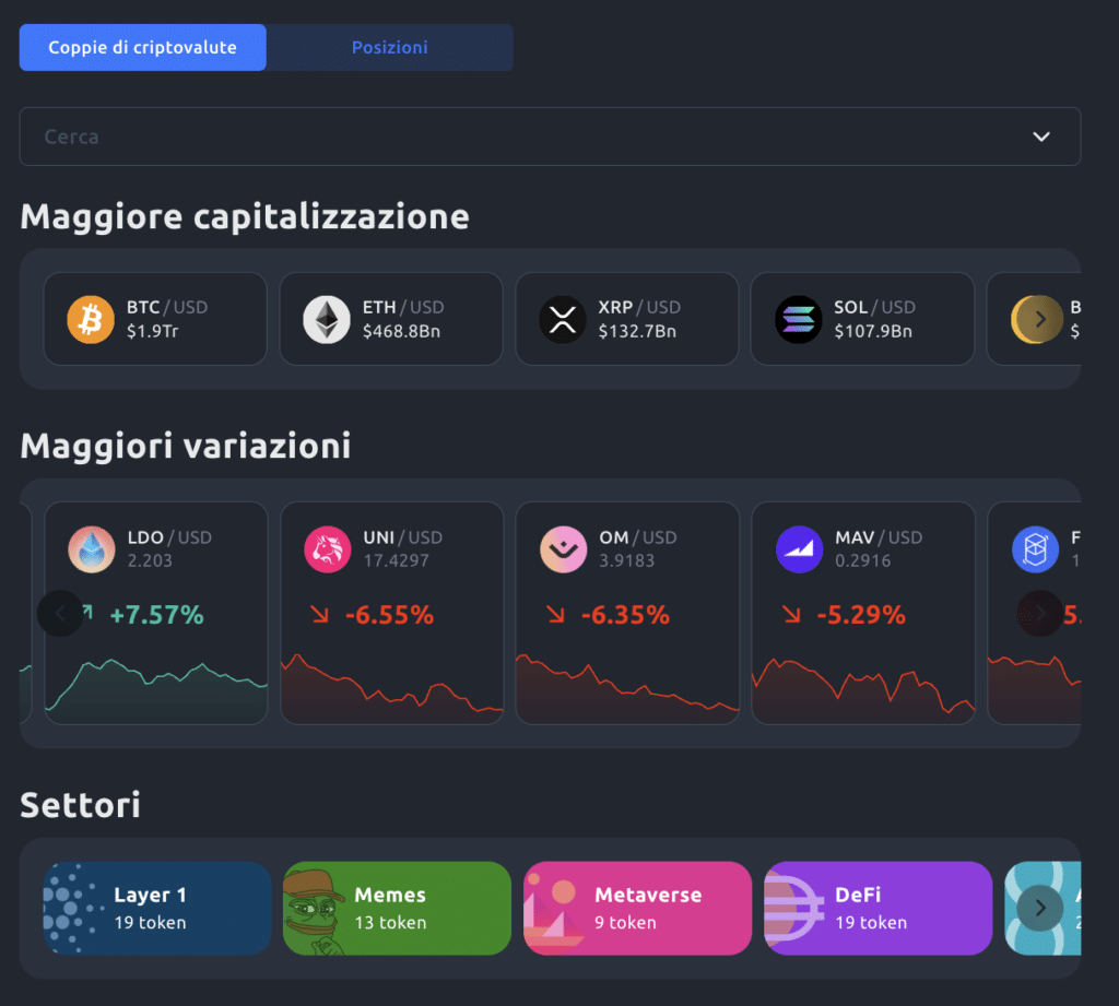 Scelta crypto