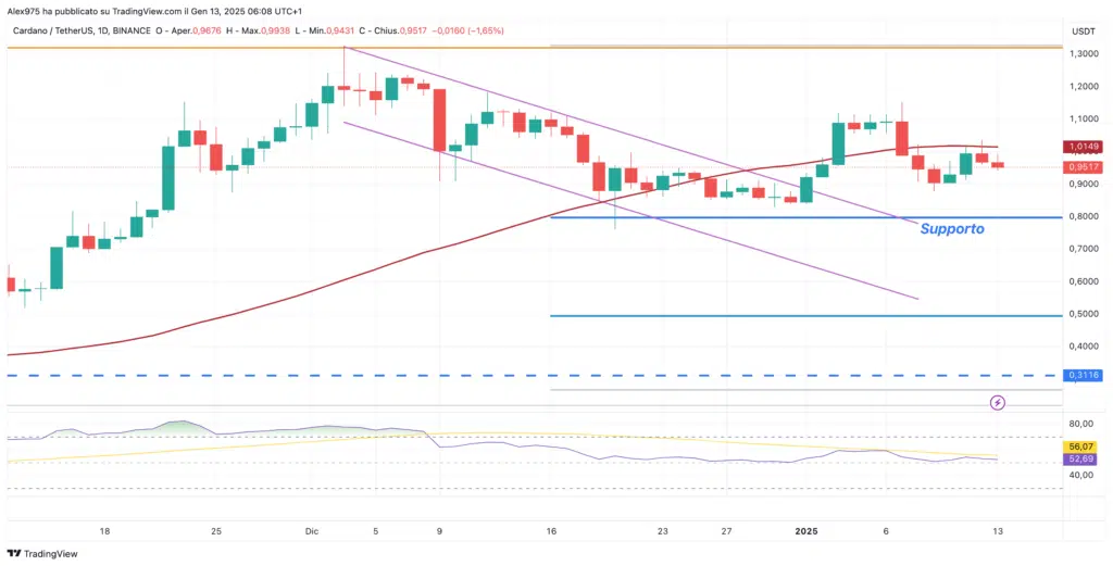 Cardnao (ADA) - Daily 13 Gennaio 2025 