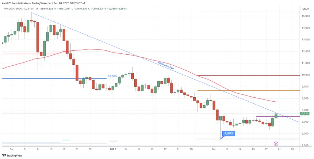 Aptos Network (APT) - daily febbraio 2025