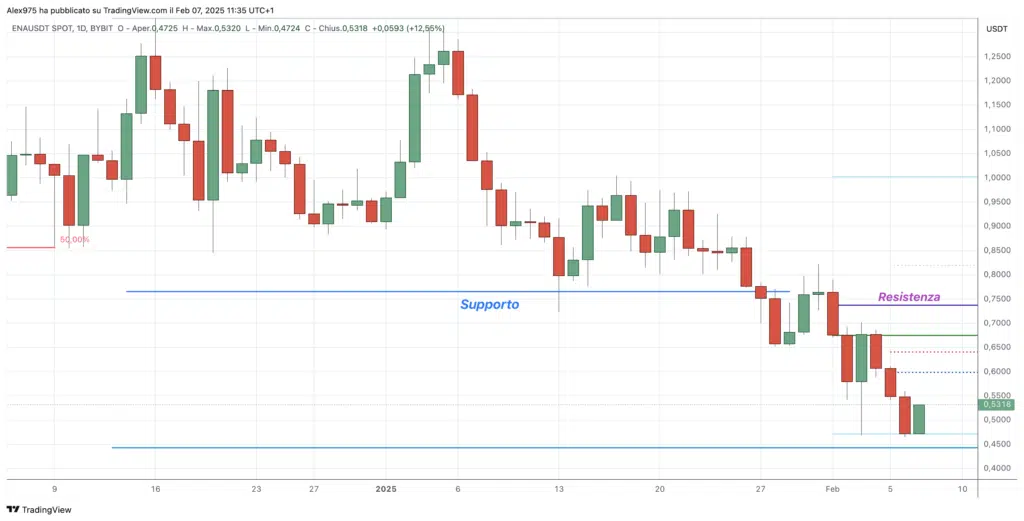 Ethena (ENA) - Daily Febbraio 2025