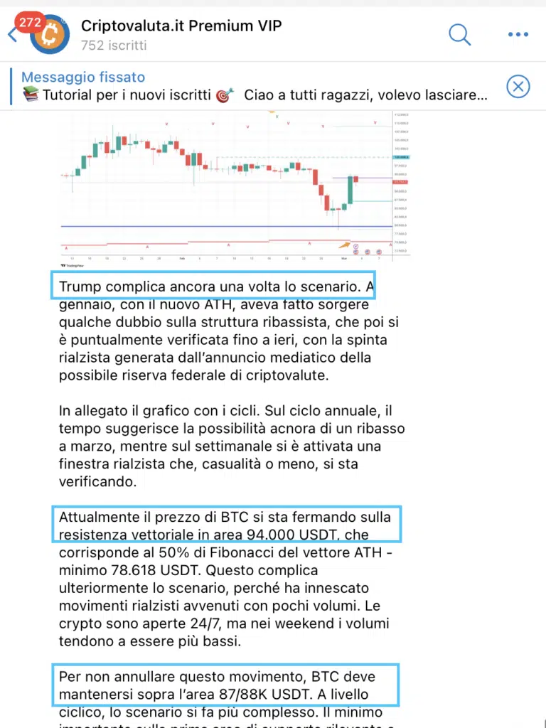 Canale Telegram Criptovaluta.it® Premium VIP