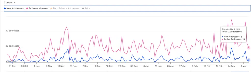 "New Addresses" e degli "Active Addresses" - Fonte: IntoTheBlock